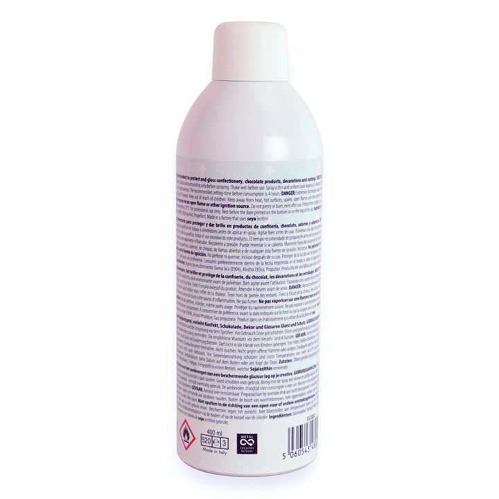 spray nacré or brillant comestible professionnel 400 ml