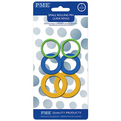 PME Large Rolling Pin Guide Rings 
