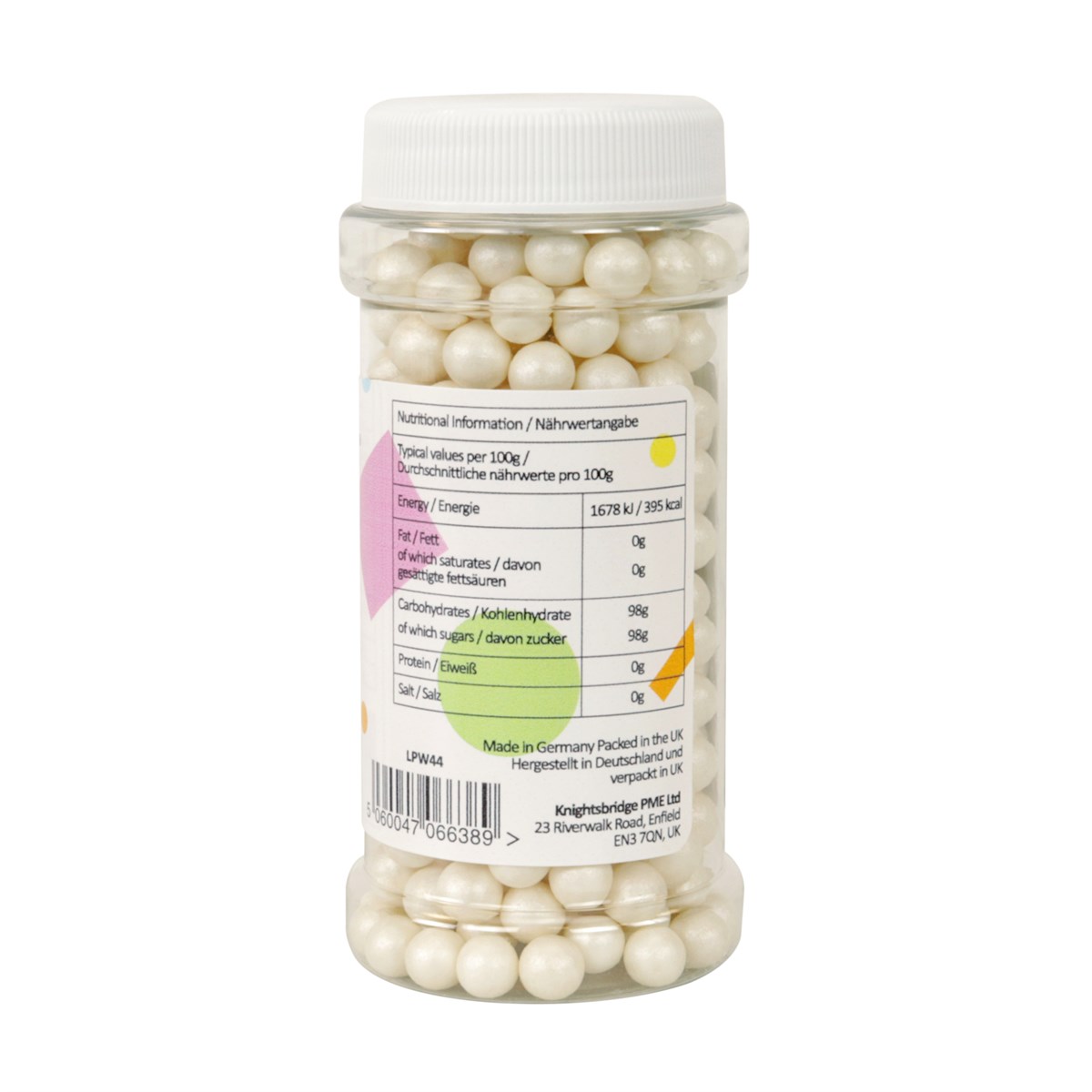 White Grande Pearls - 4oz – Bean and Butter