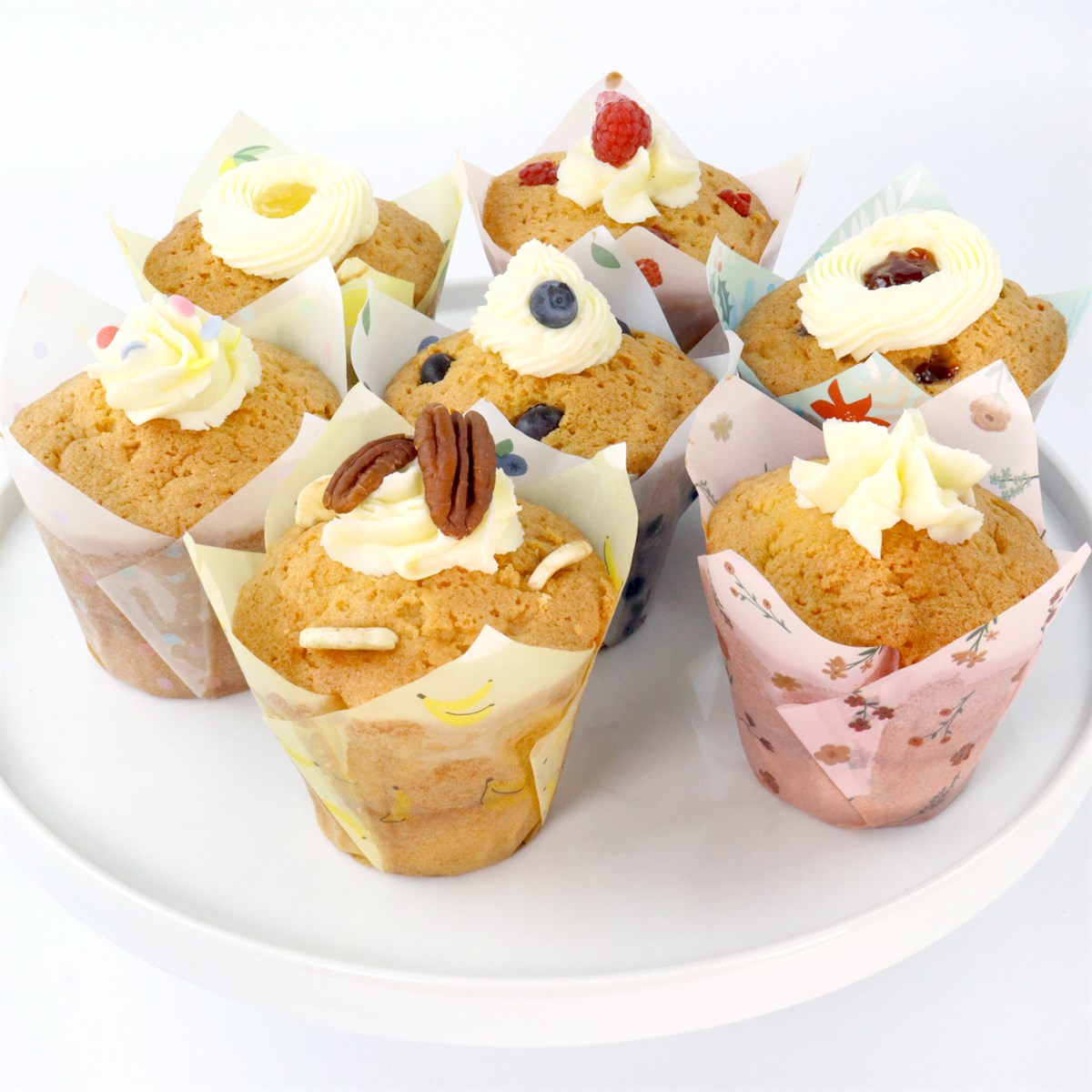 PME - Caissettes à Cupcakes en Papier Blanc, Dimensions Standard, Lot de 60  : : Cuisine et Maison