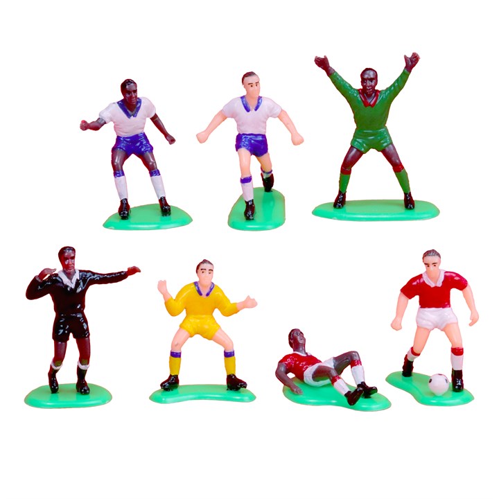 Cake Topper Figurine Figure Decoration Birthday Characters FOOTBALLER White