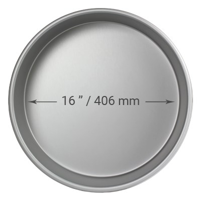 PME Molde para Pastel Redondo de Aluminio Anodizado Profundidad de 6 x 4-Pulgadas