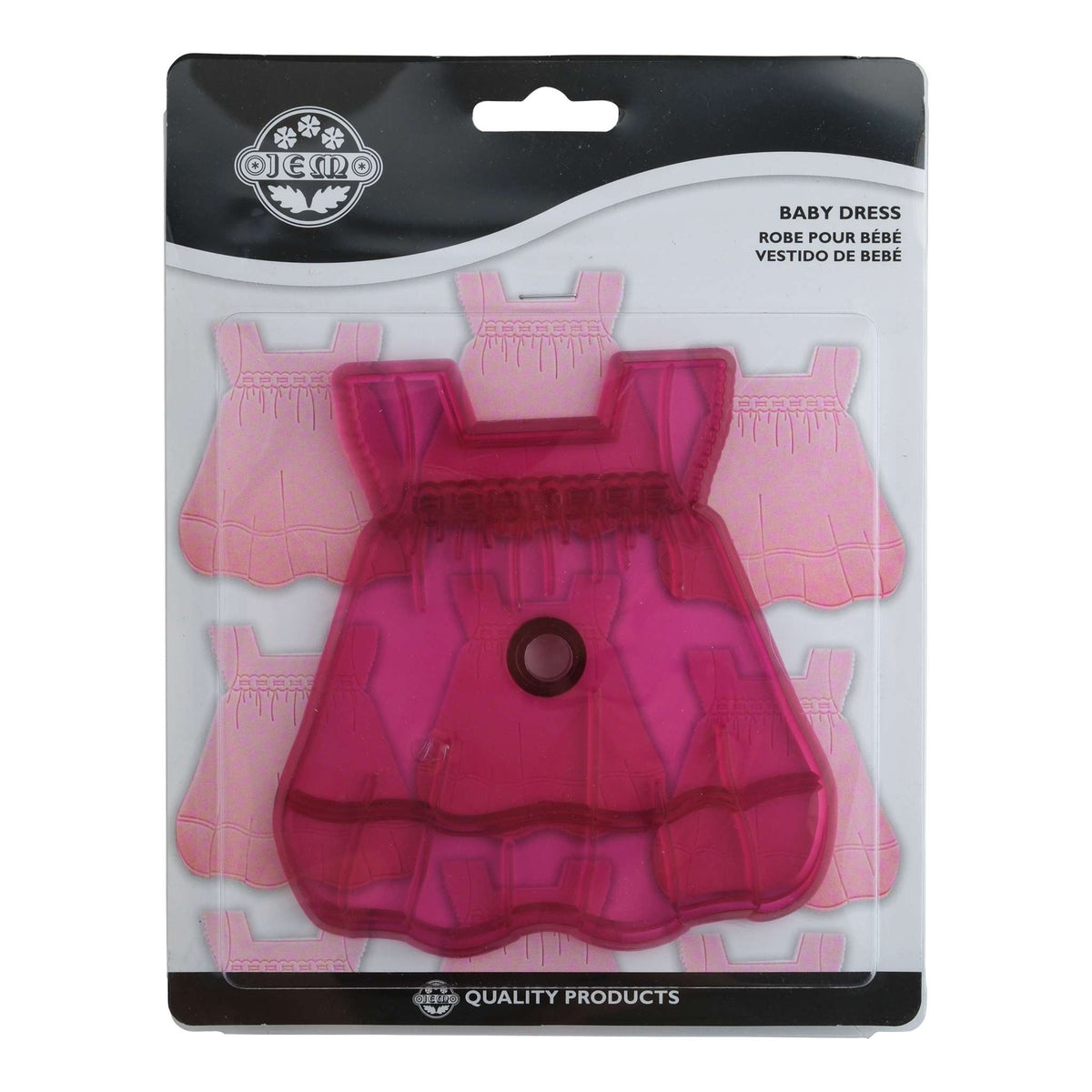 JEM Novelty Uitsteekvormen - Babyjurk (129 x 121mm)