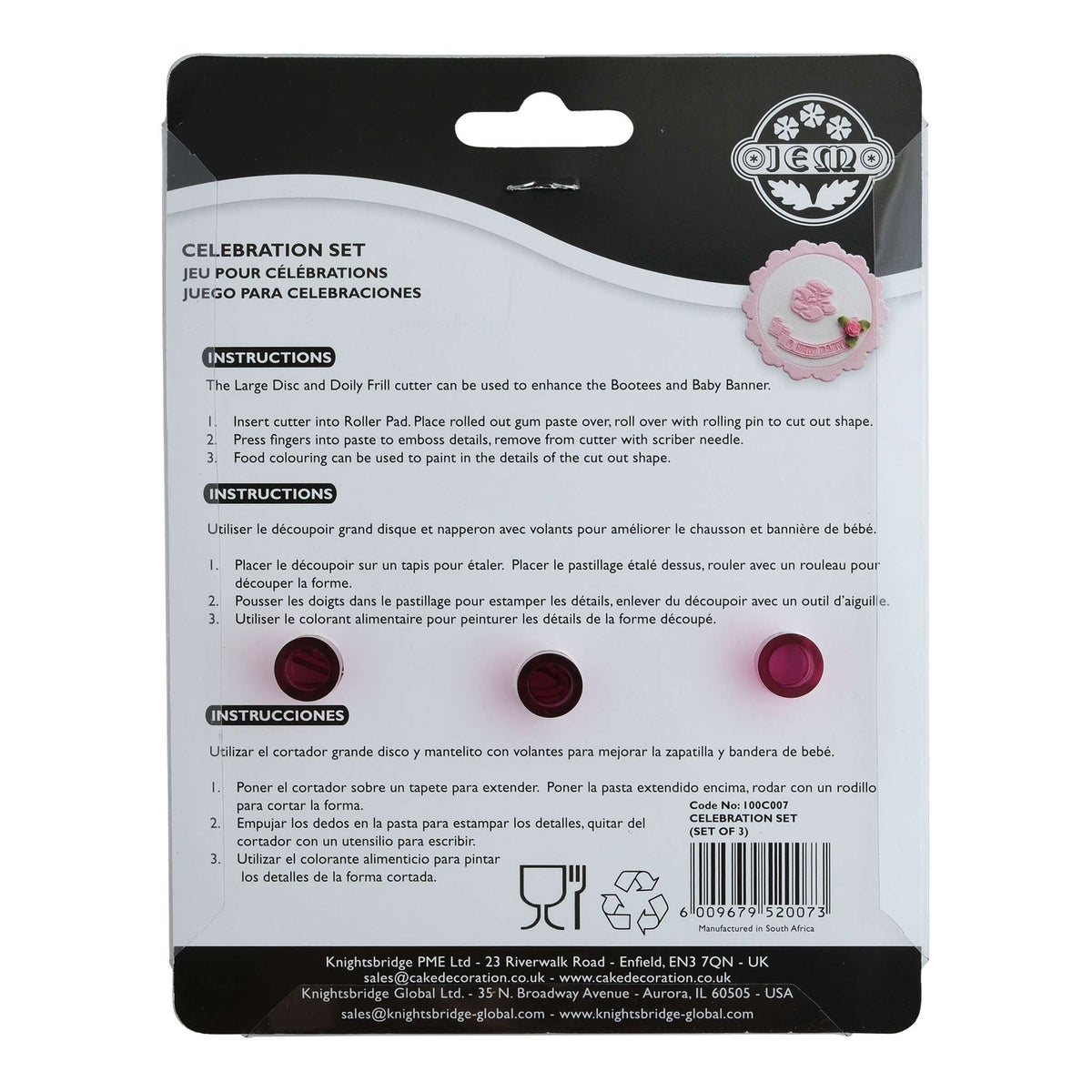 Celebration Set Cutters Set Of 3