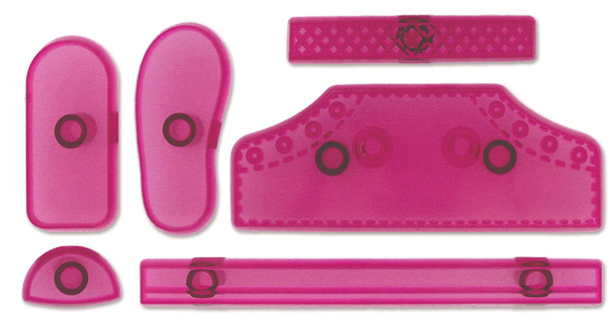 JEM Cortadores de Zapatillas de Deporte Altas, Set de 6 Piezas