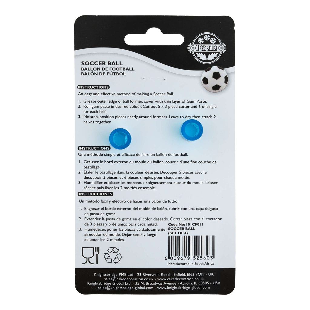 Soccer Ball Cutter Set Of 4