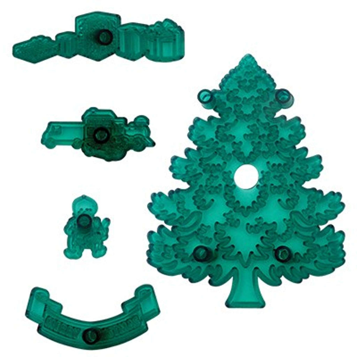 Découpoirs de Noël JEM - Ensemble de 5 arbres de Noël et accessoires