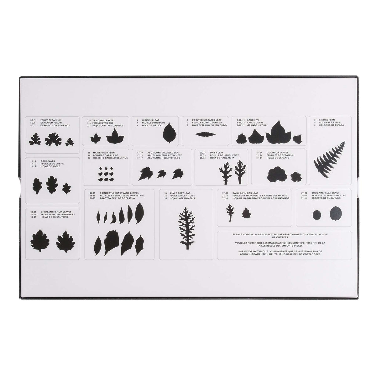 JEM Sets - JEM Three Blätter Ausstecher Set von 40