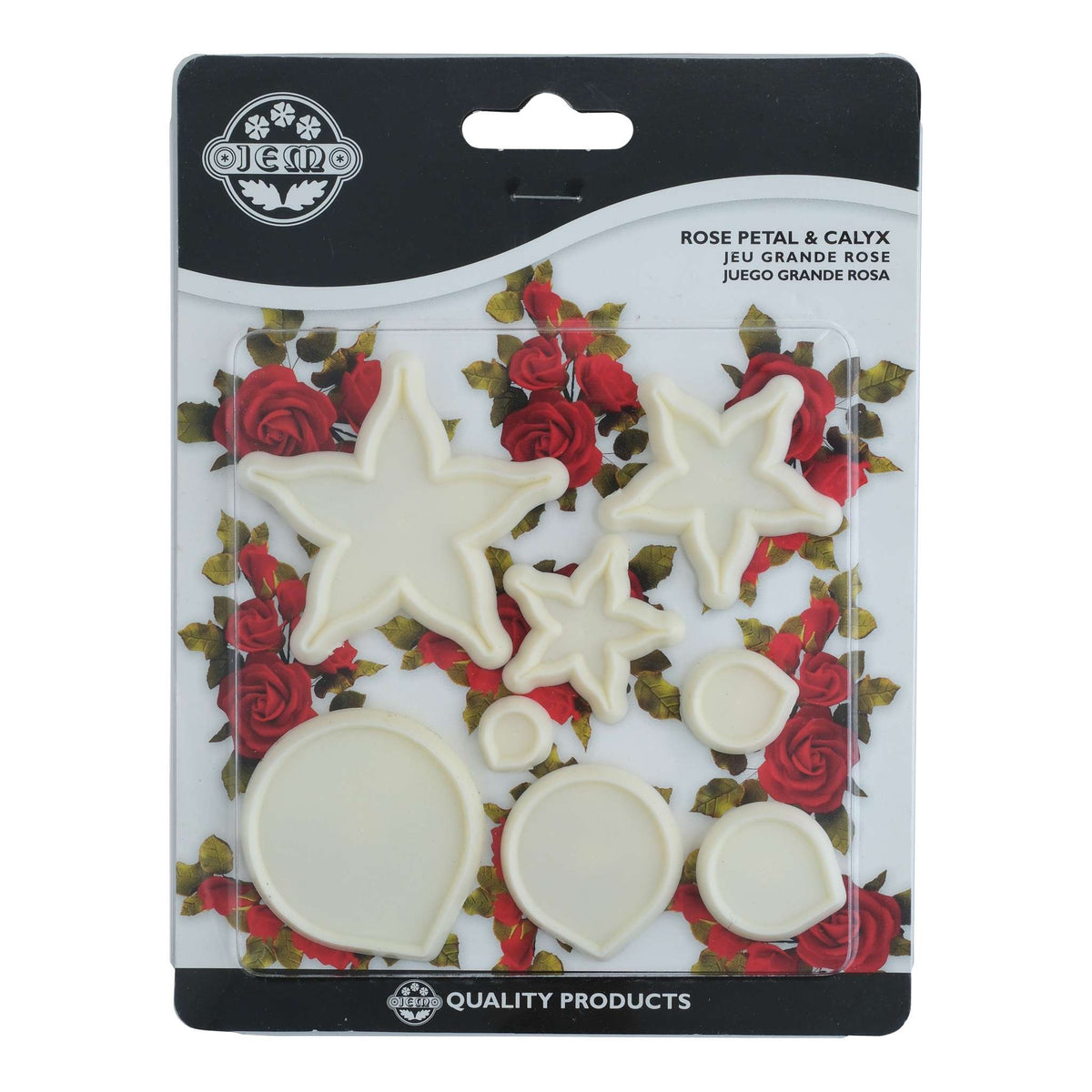 Rose Petal & Calyx Cutter Set Of 8