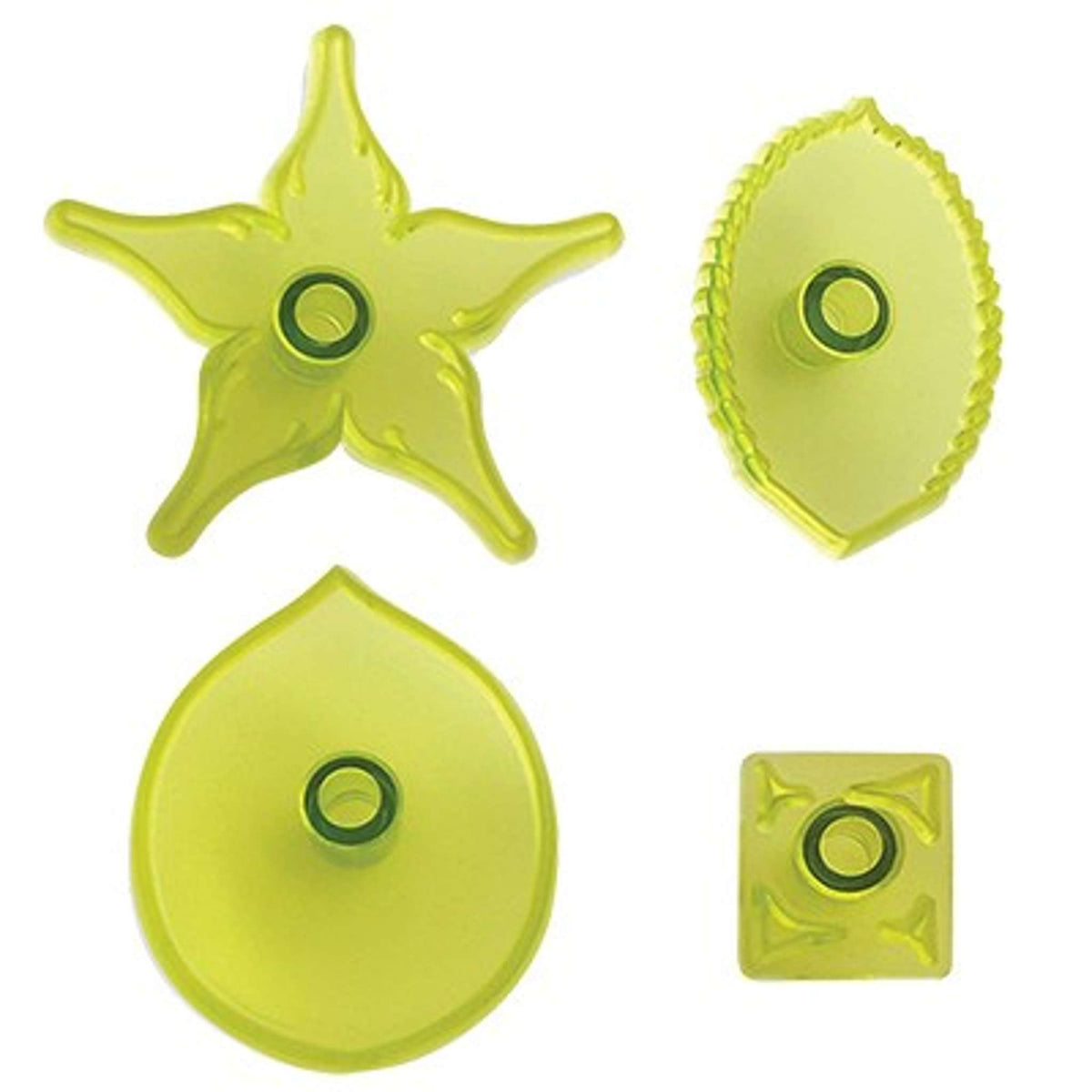 JEM Rosen Ausstecher - Große Rose, Set aus 4