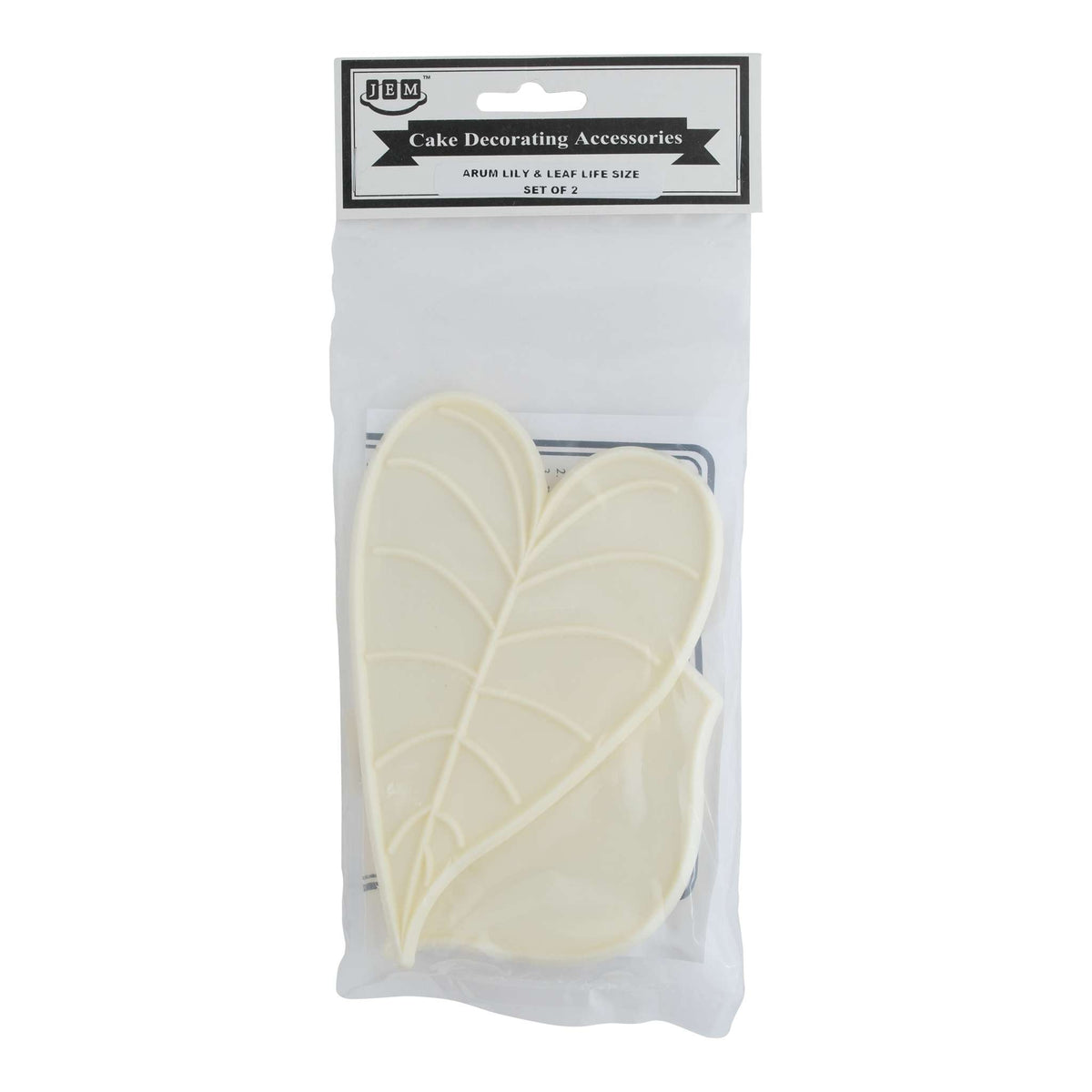 Life Size Arum Lily & Leaf Cutters (Set Of 2)