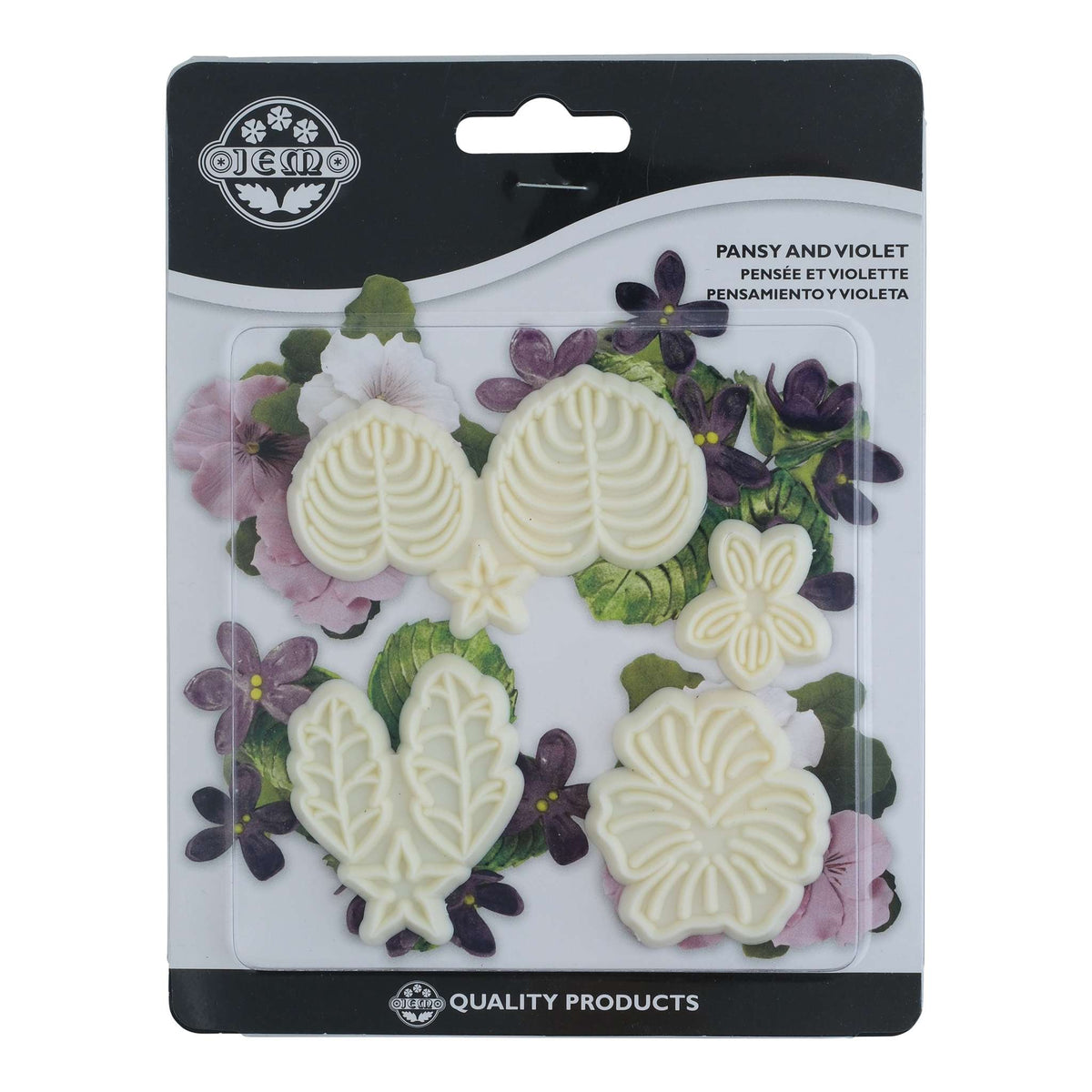 Pansy And Violet Cutters Set Of 4