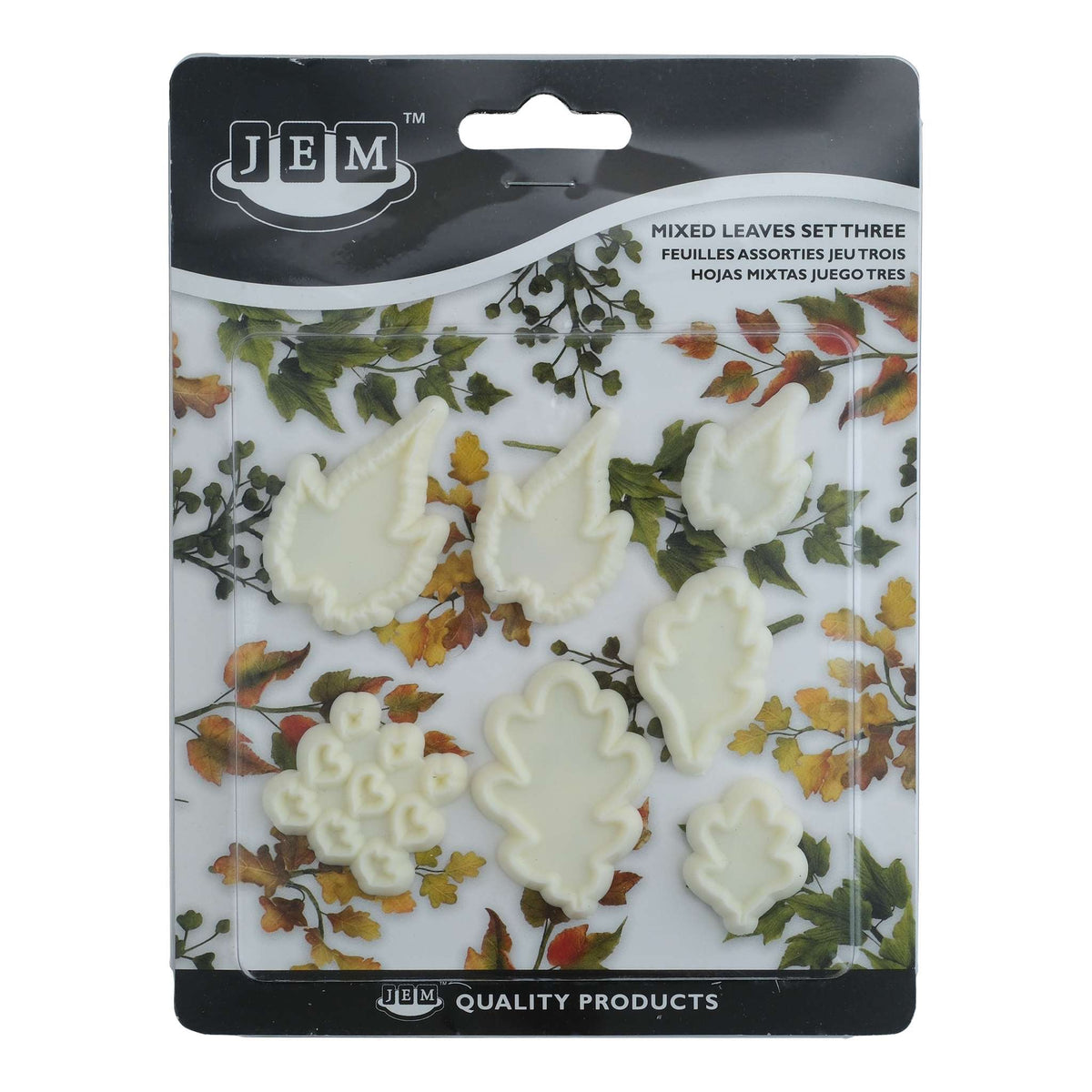 Mixed Leaves Cutters Set Three (Set Of 7)
