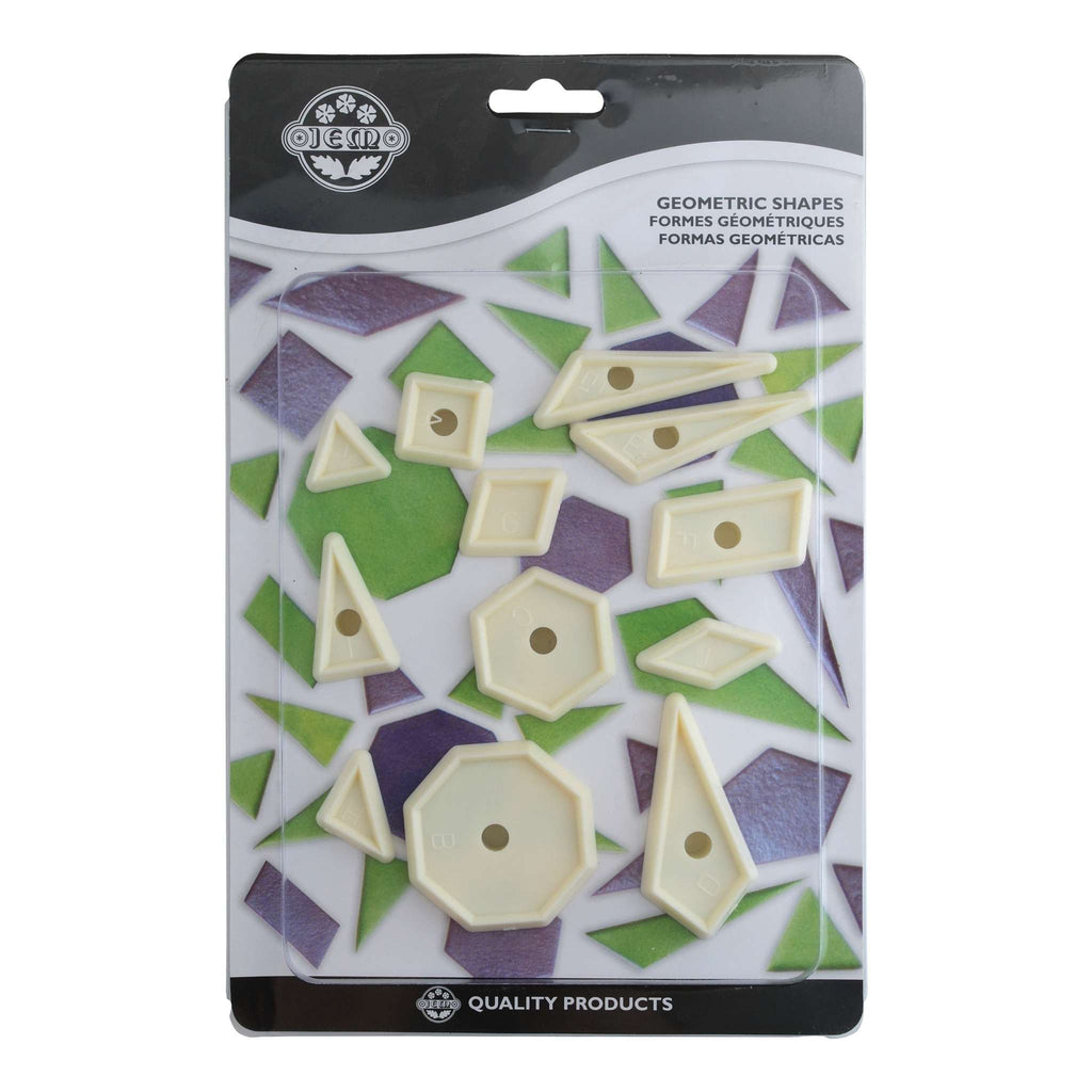JEM Set de Cortadores de Formas Geométricas, 12 Piezas