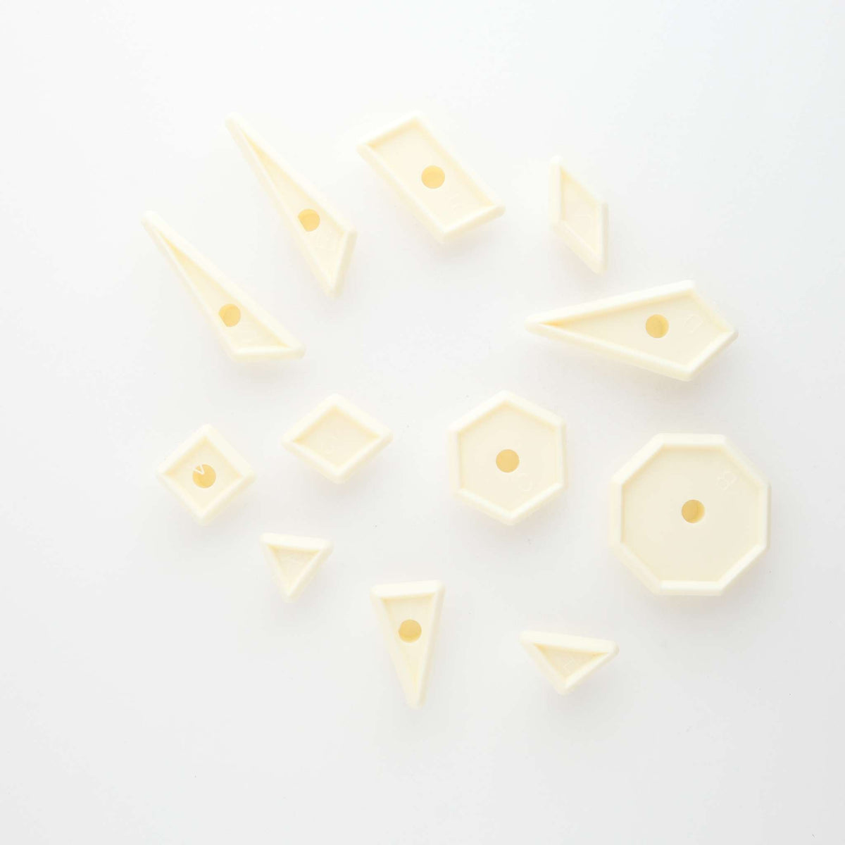 JEM Set de Cortadores de Formas Geométricas, 12 Piezas