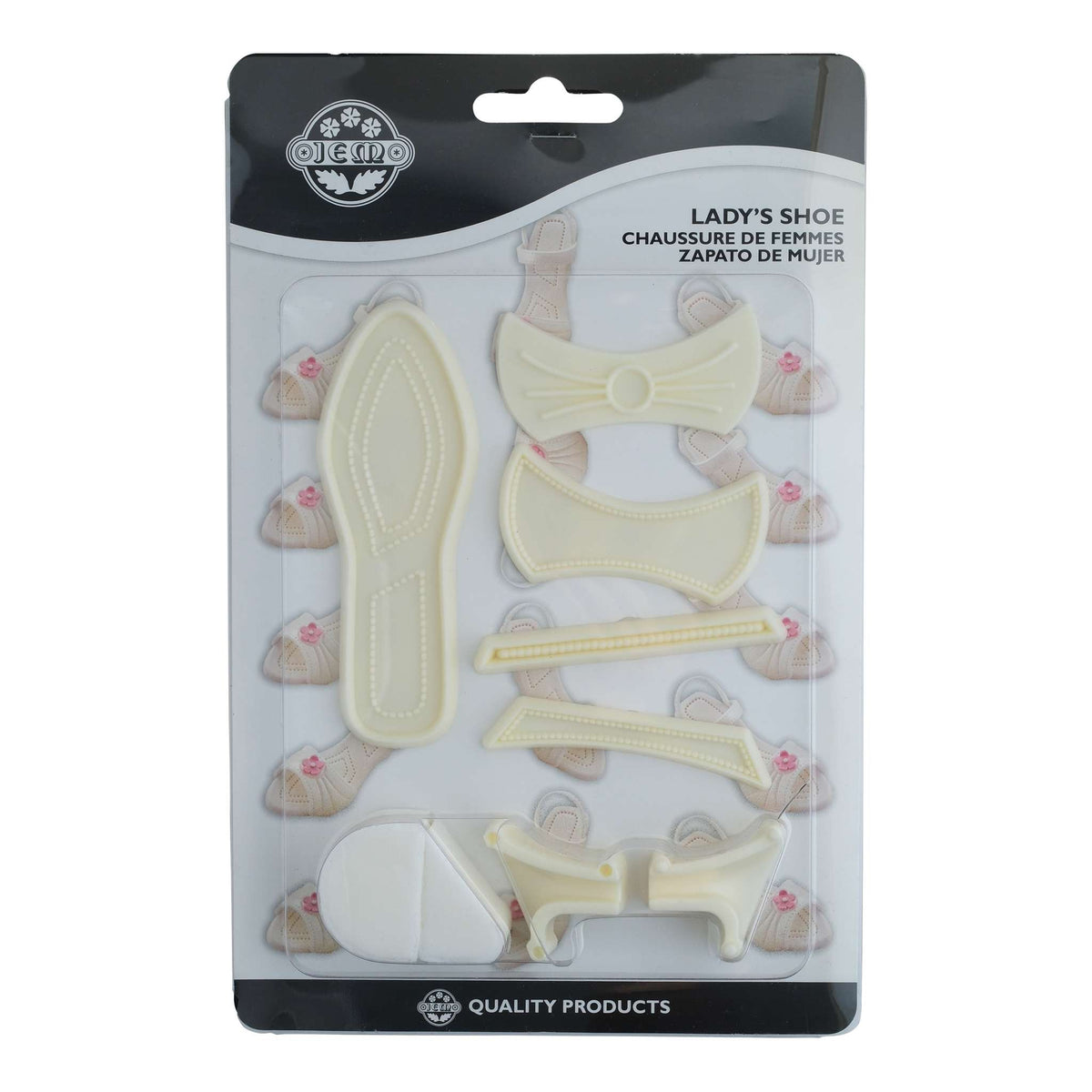 JEM Cortadores de Zapatos para Mujer, Set de 9 Piezas