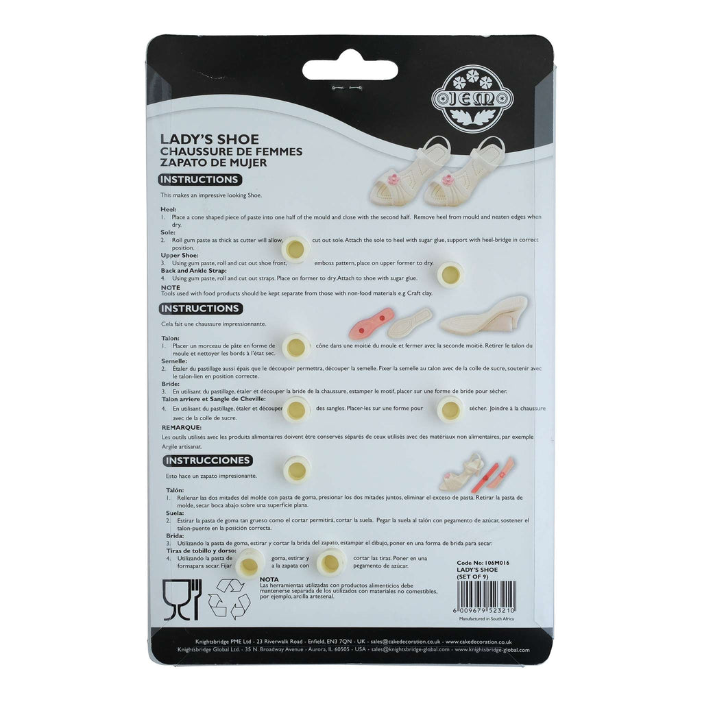Lady's Shoe Cutters Set Of 9