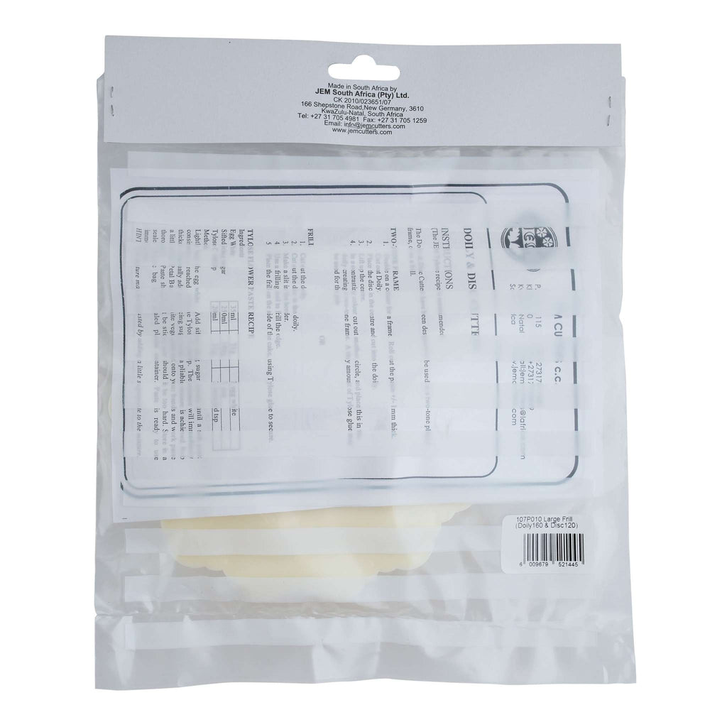 JEM Grappige & Plaque Uitsteekvormen - Grote Schijf / Doily Rand