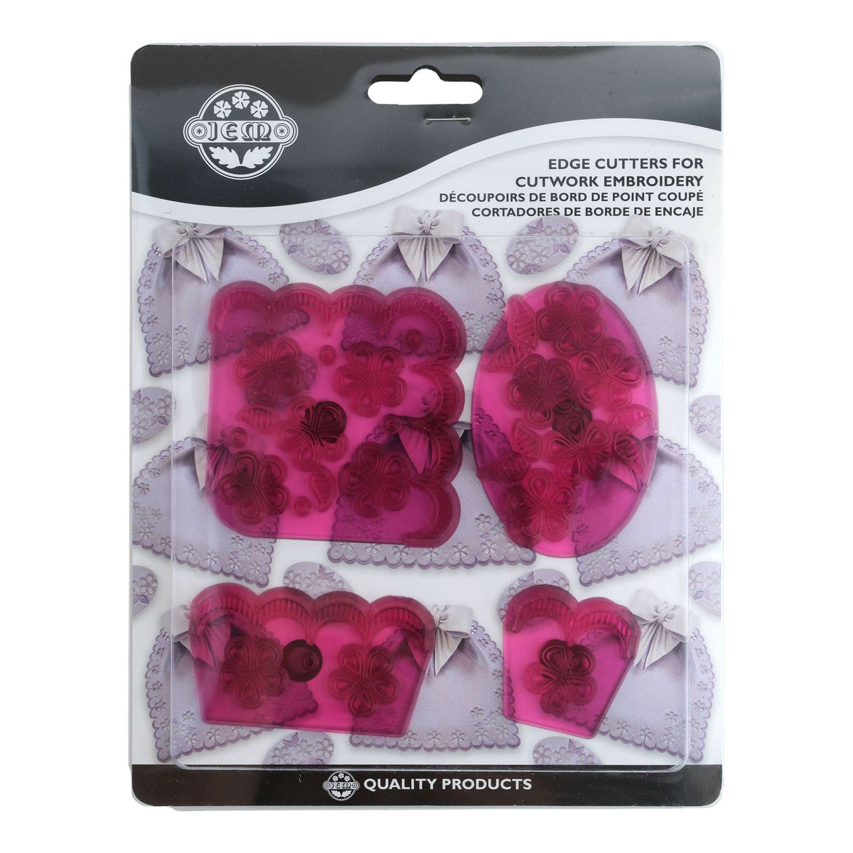 Edge Cutters For Cutwork Embroidery Set Of 4