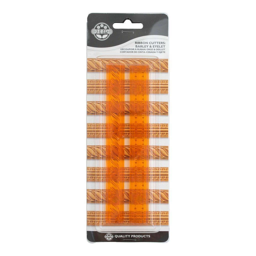 Barley & Eyelet Ribbon Cutters Set Of 2