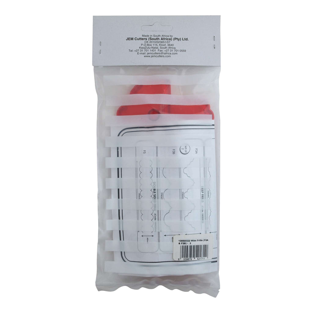 Wide Frill Cutters Set Of 2