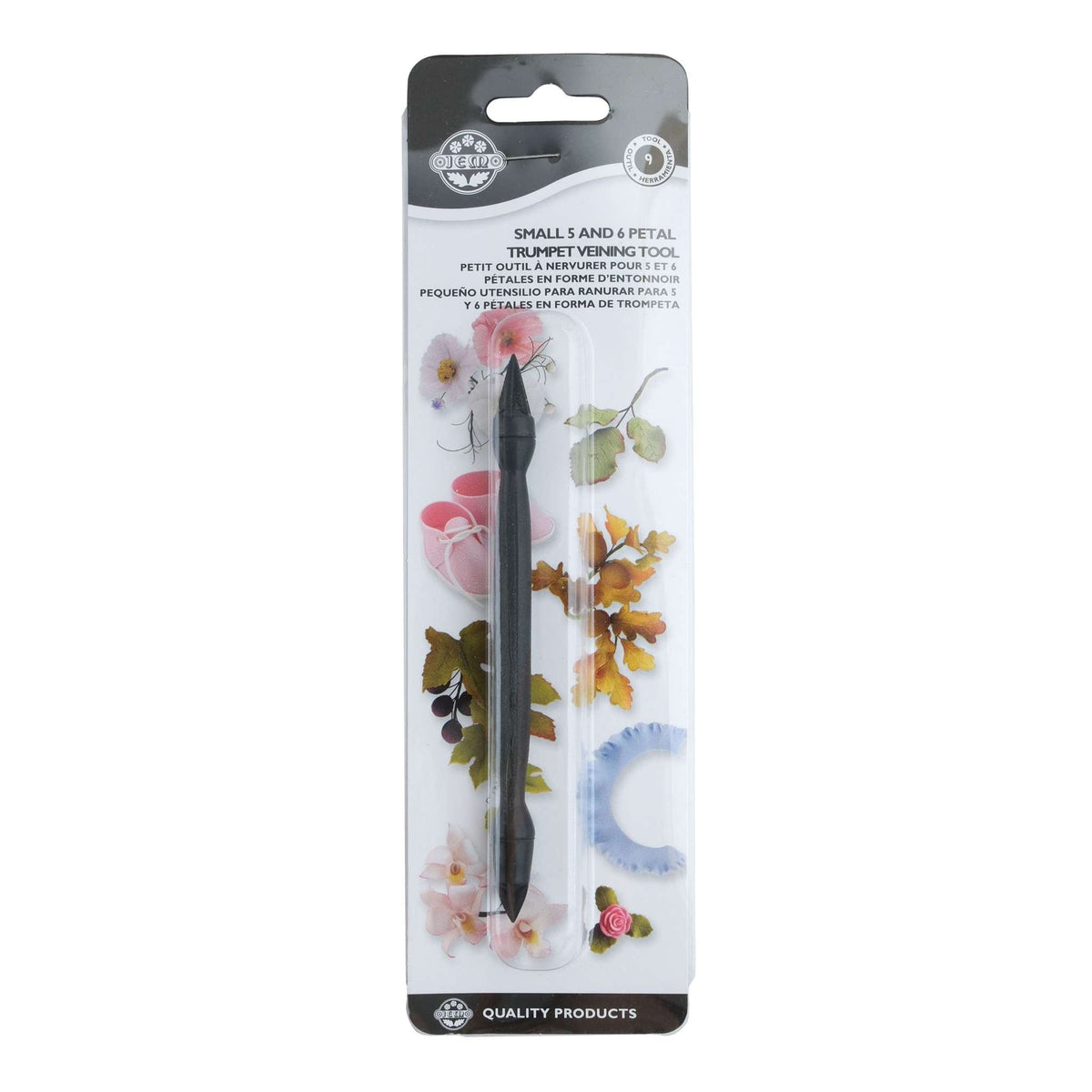 JEM-Modellierungstools - Kleine 5 & 6 Bloemblaadjes Trompetnerven (140mm / 5,12")