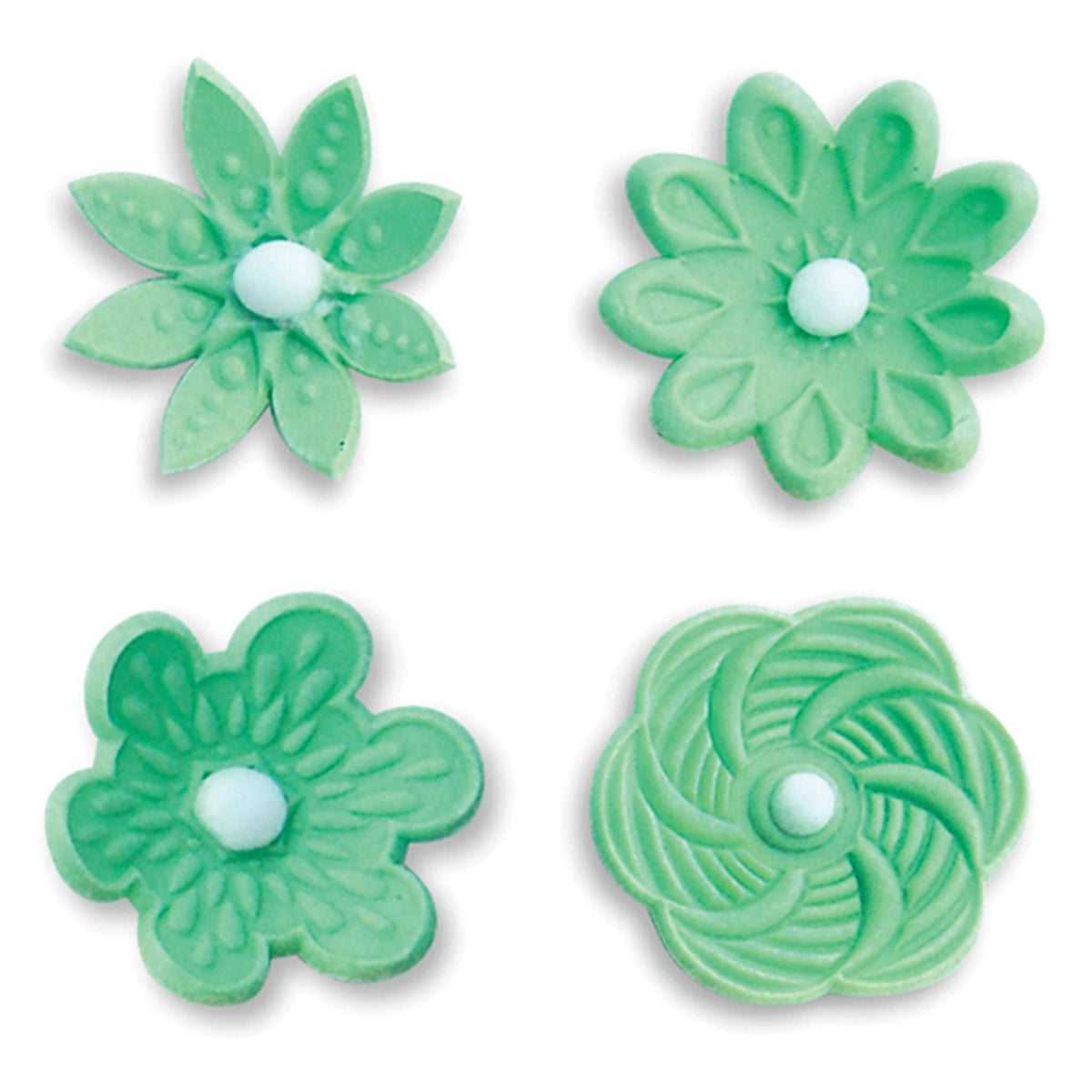 JEM Neuheit Ausstecher - Fantasie Cupcake Oberteile #2 Set von 4