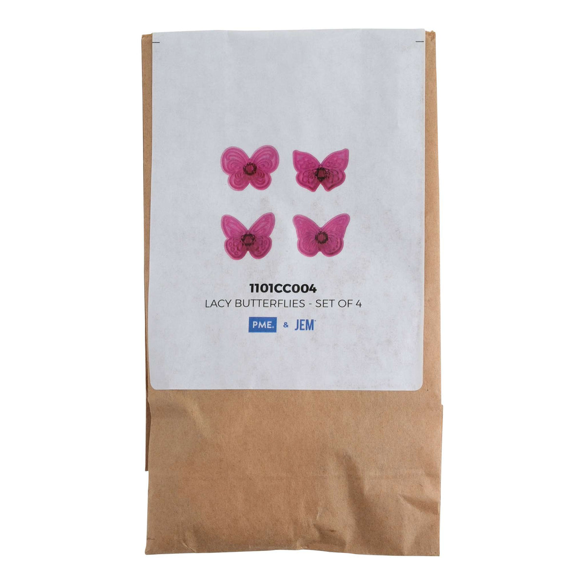 Lacy Butterflies Cutters Set Of 4