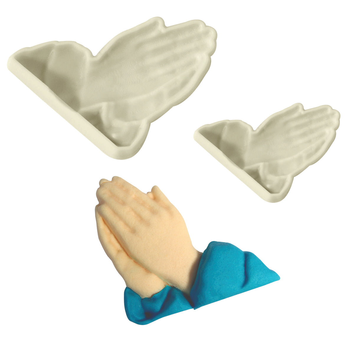Praying Hands Pop It Mould Set Of 2