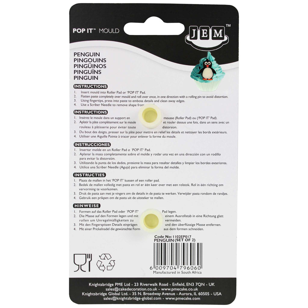 JEM Pop It - Ensemble Pingouin, ensemble de 2