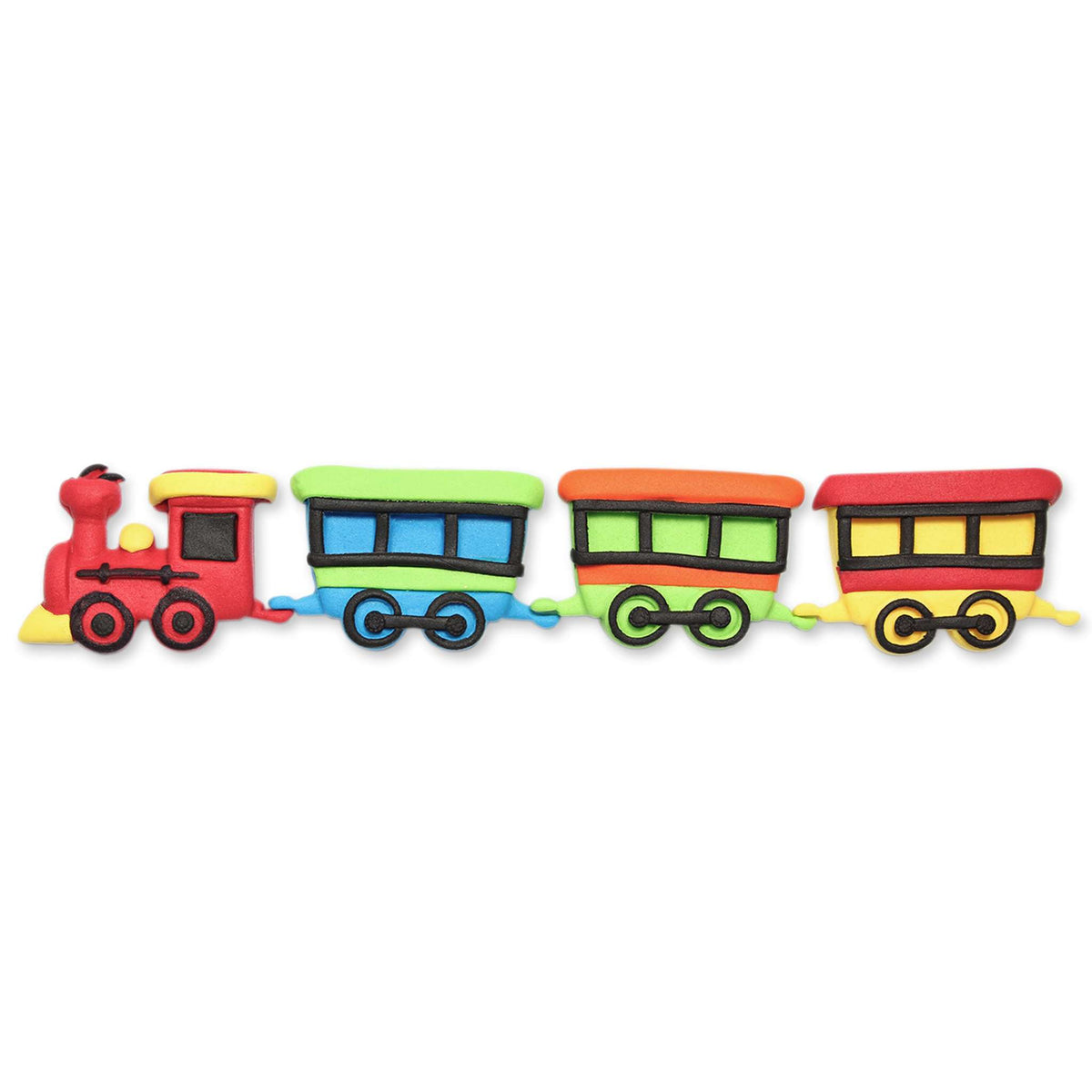 Train And Coach Pop It Mould Set Of 2
