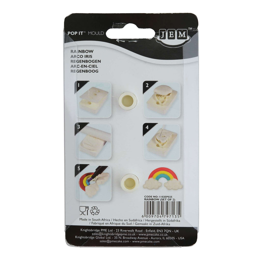 JEM Pop It - Regenbogen Set von 2
