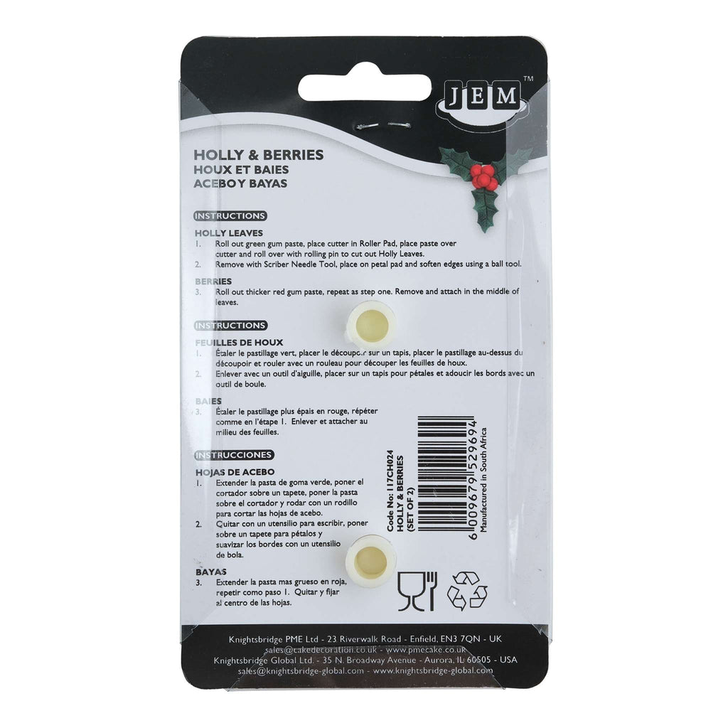 Holly & Berries Set of 2