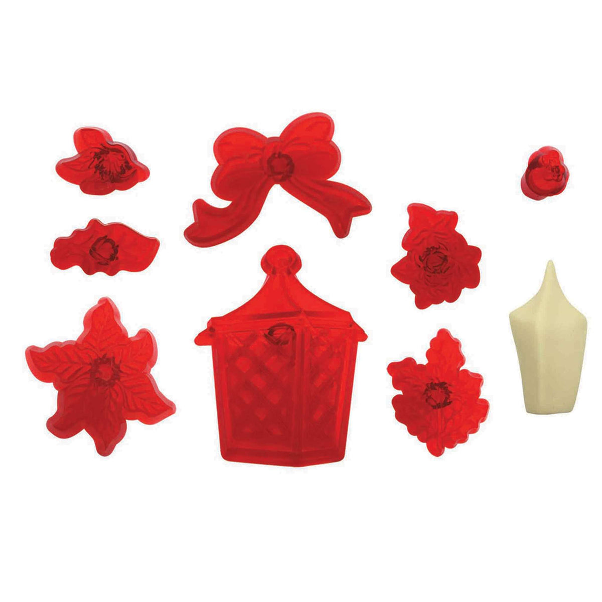 JEM Cortador Farolillo de Navidad y Flores, Juego de 9