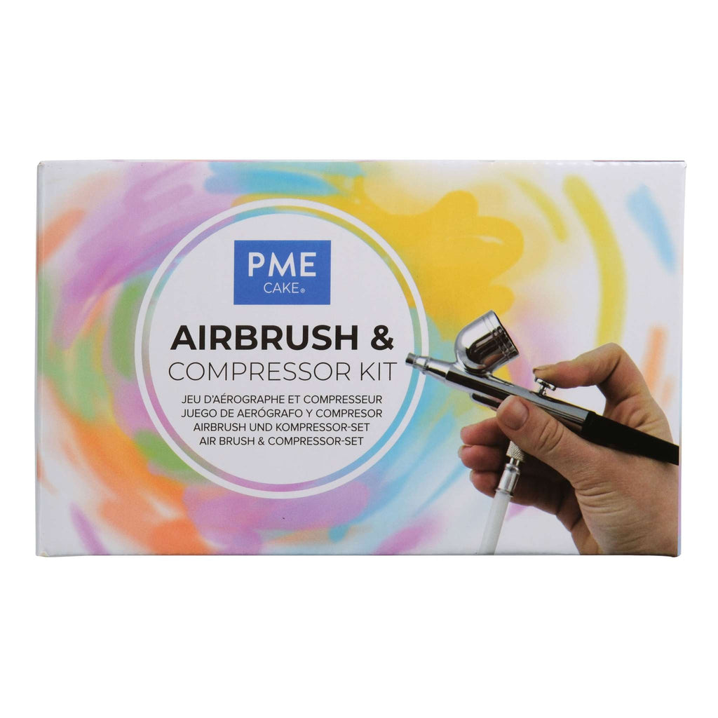 Airbrush & Compressor Kit (UK Plug)
