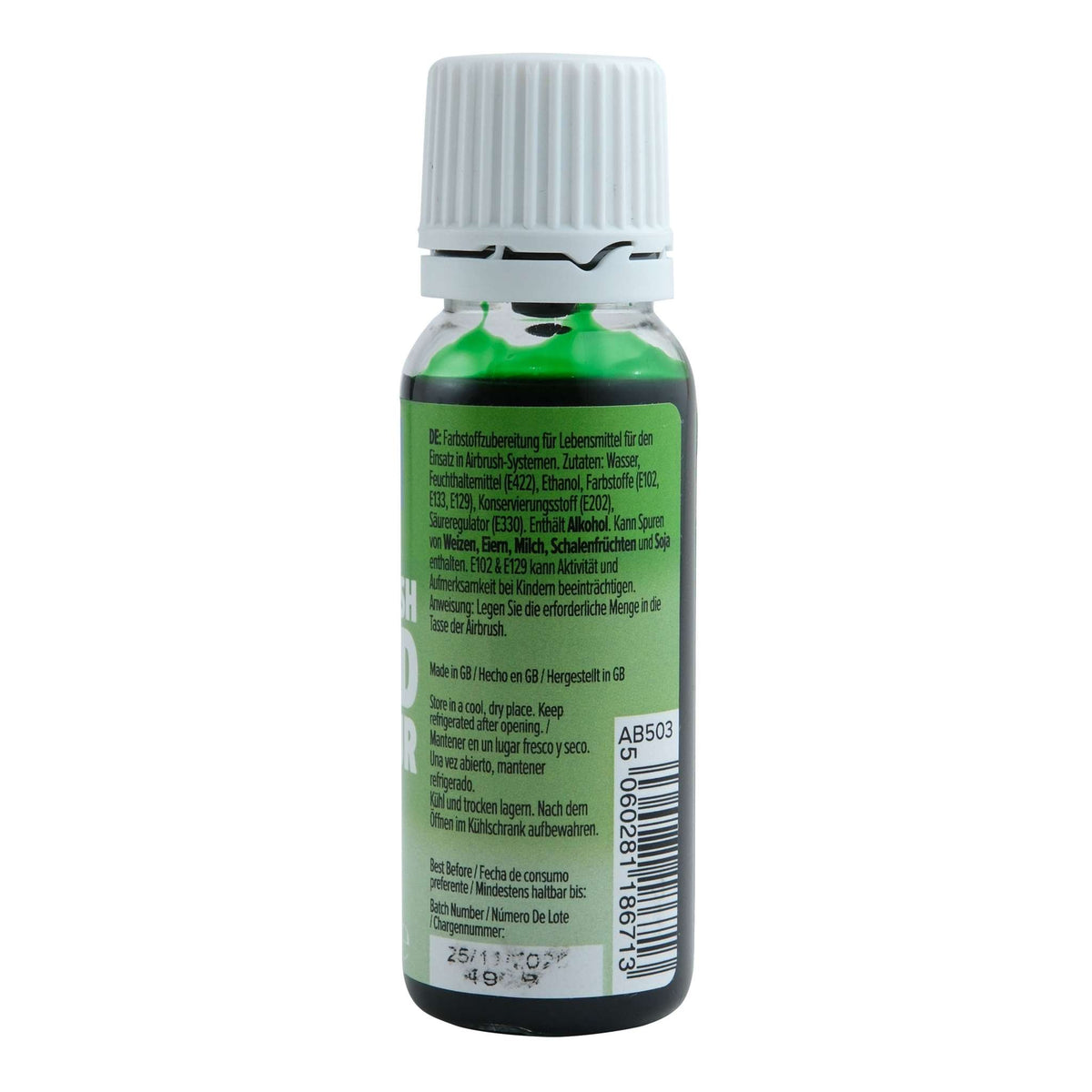 Leaf Green Airbrush Food Colour (25ml)