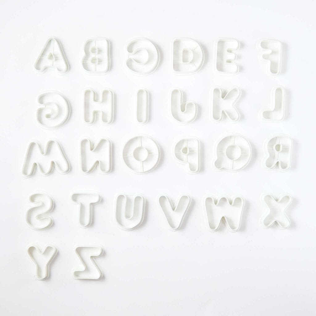 Emporte-pièces Alphabet - Ensemble de 26 lettres