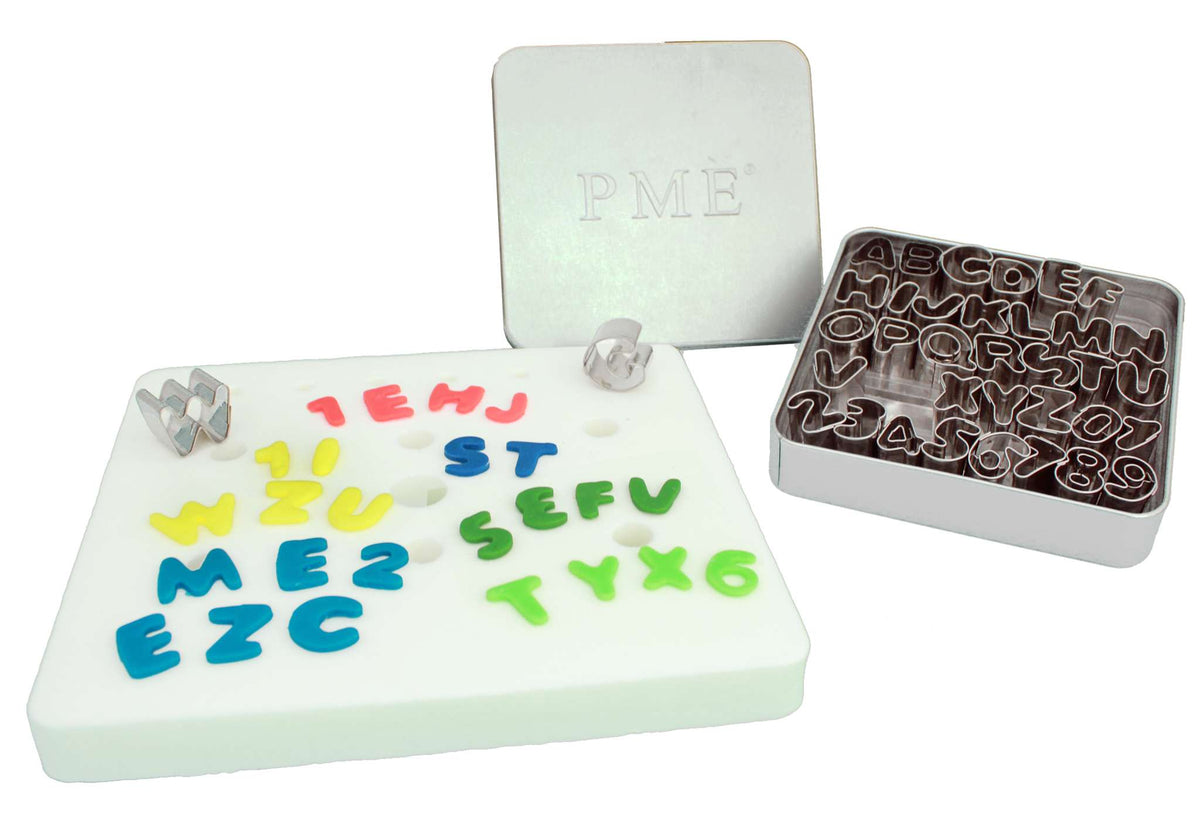 Metal Cutter Alphabet And Number Set Of 36