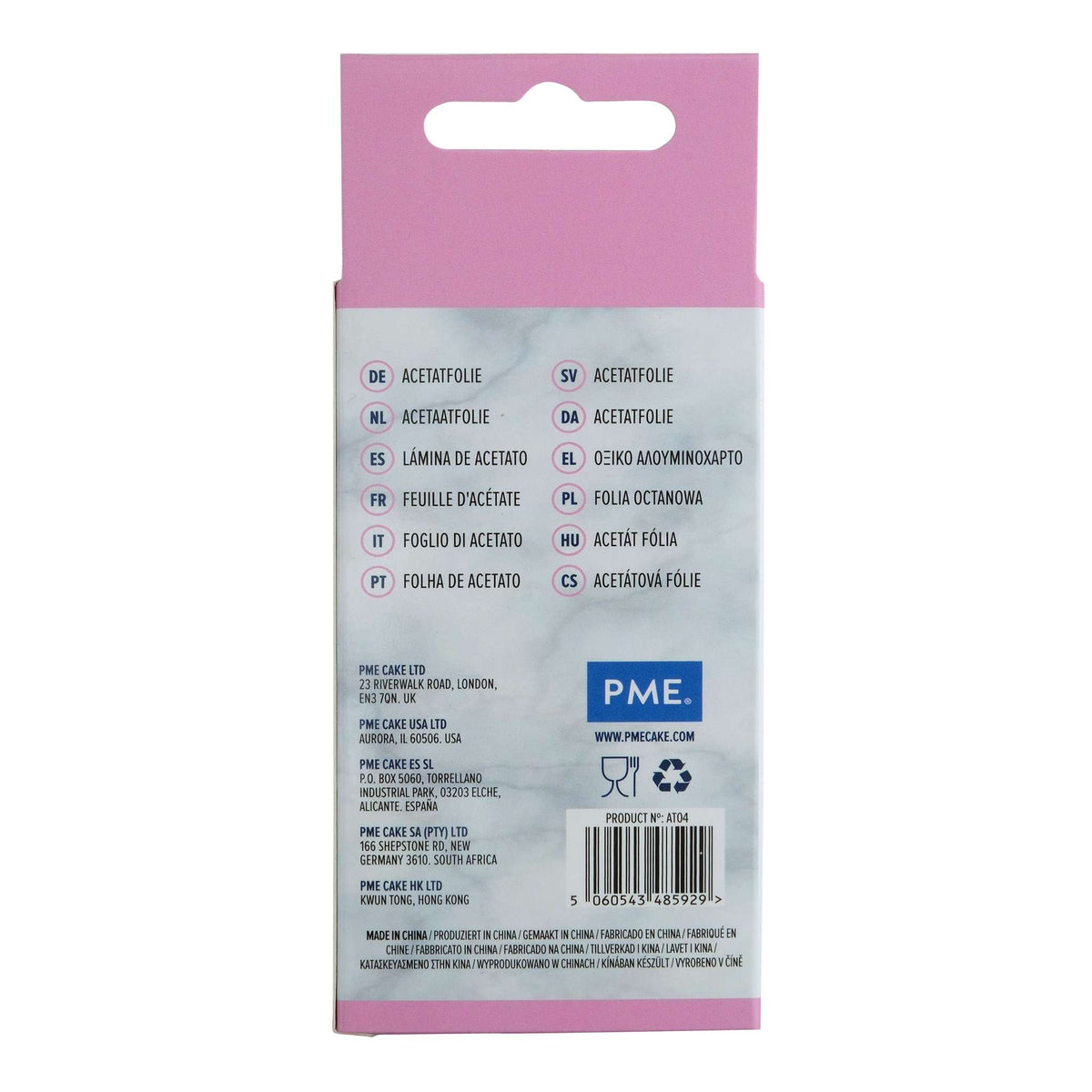 Rollo de acetato 5 metros - 4inch / 10cm