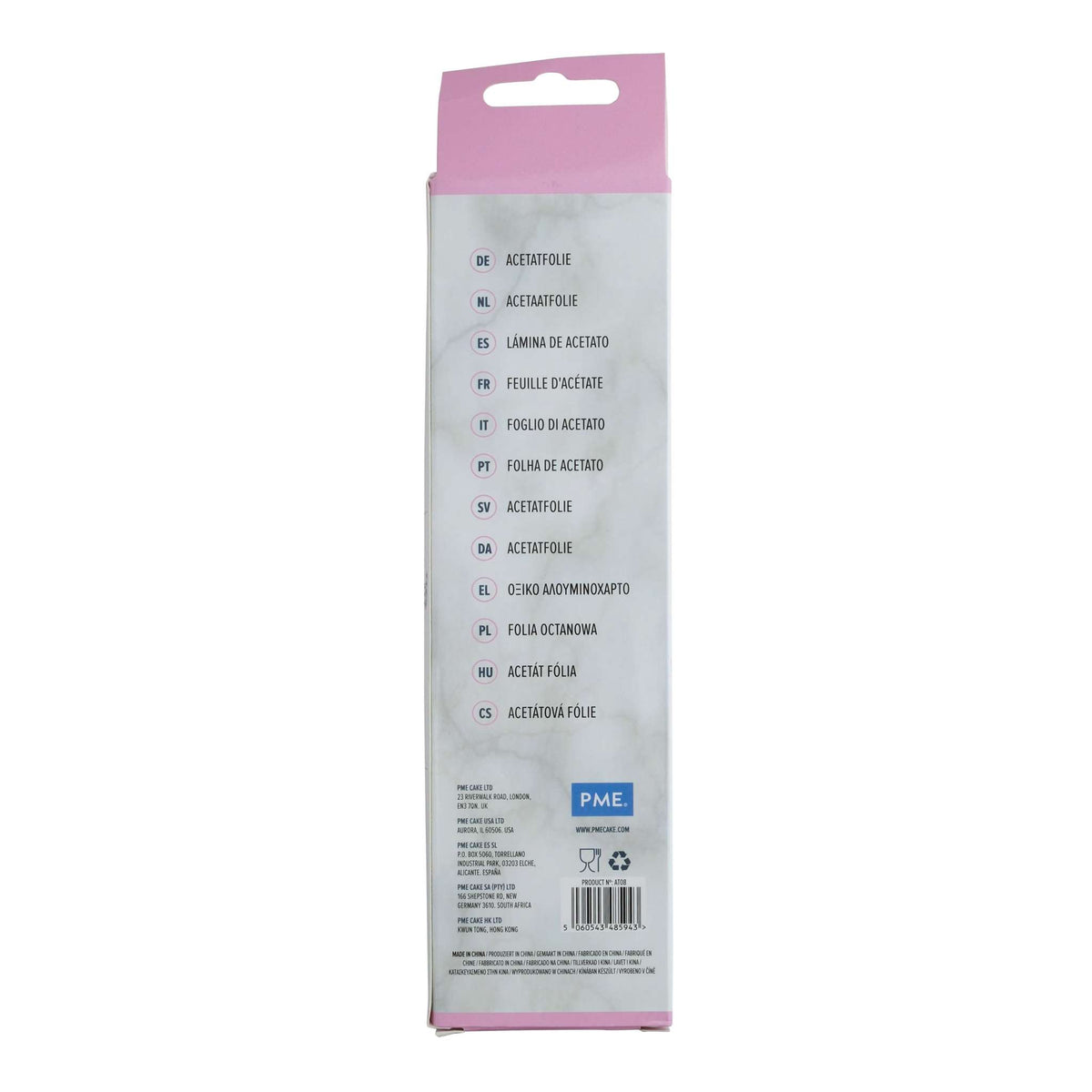 Food Safe Acetate Roll (8 Inch 20cm / 197 Inch 5 Metres)
