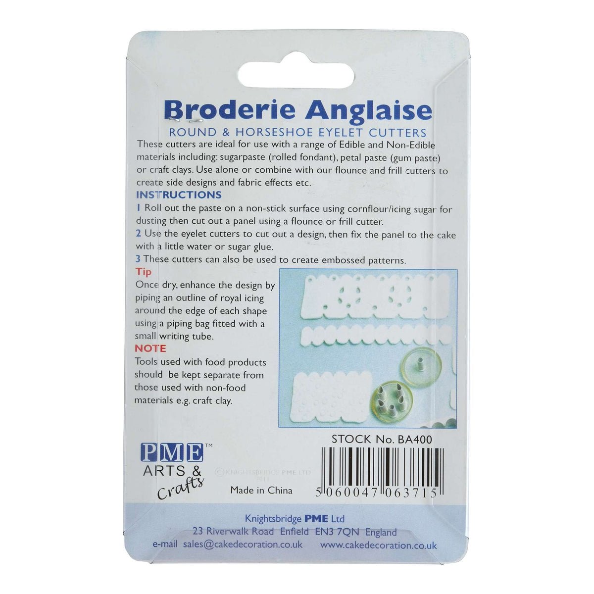 Emporte-pièces Broderie - Ensemble de 2 œillets ronds et en fer à cheval