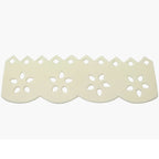 Broderie Anglaise Square & 5 Petal Eyelet Fondant Cutters