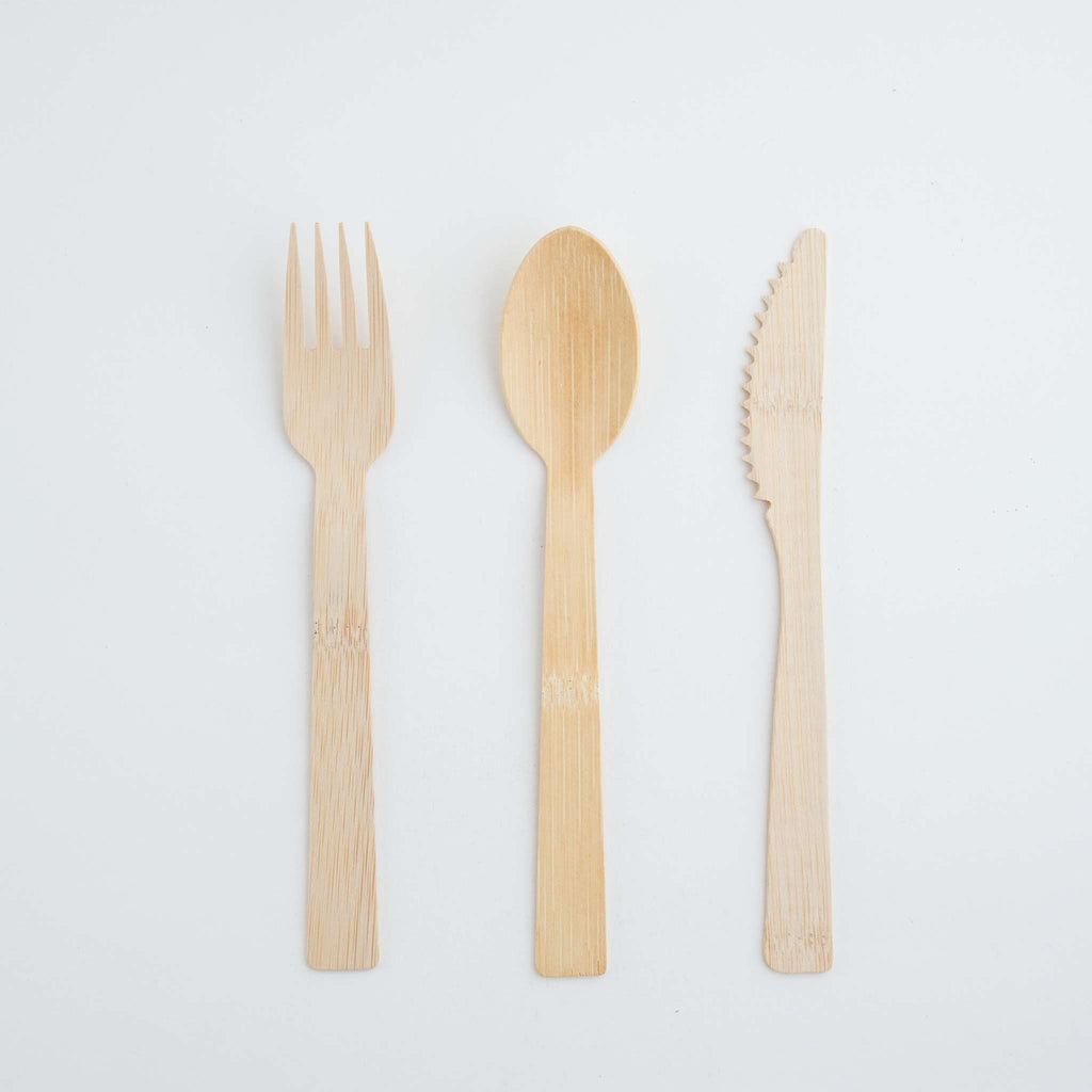 Ensemble de couverts en bambou de 10 pièces, Pk/30