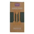 Bamboo Cutlery Spoons Pk/30