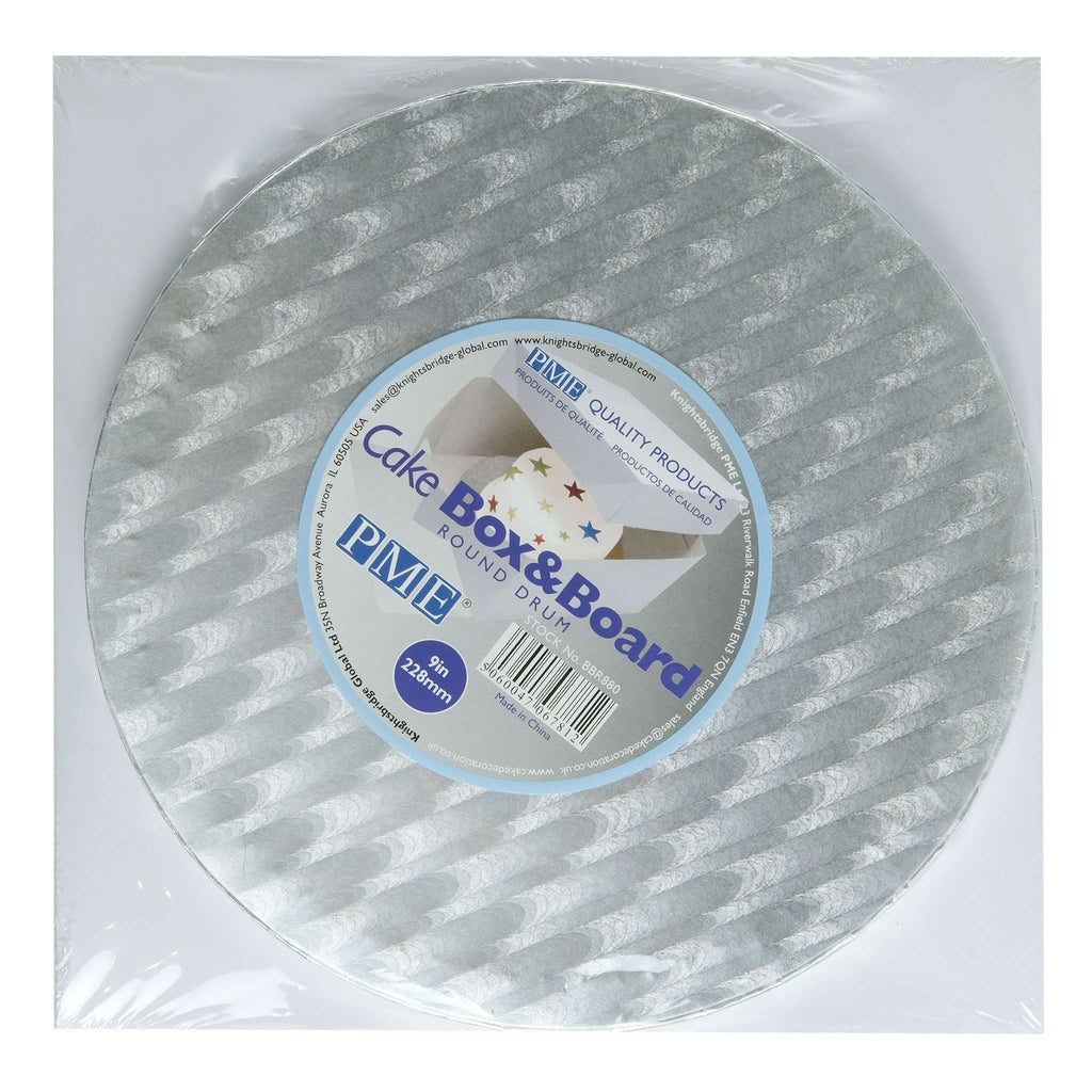 Round Premium Heavy Duty Cake Board And Cake Box (9" / 22.8cm)