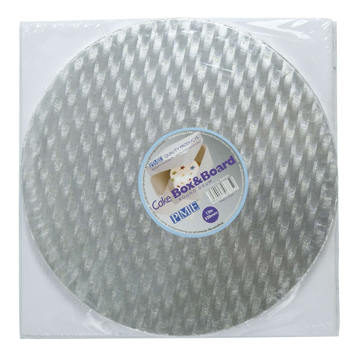 Cake Drum Redondo para Pastel y Caja de 33cm (13 Pulgadas)