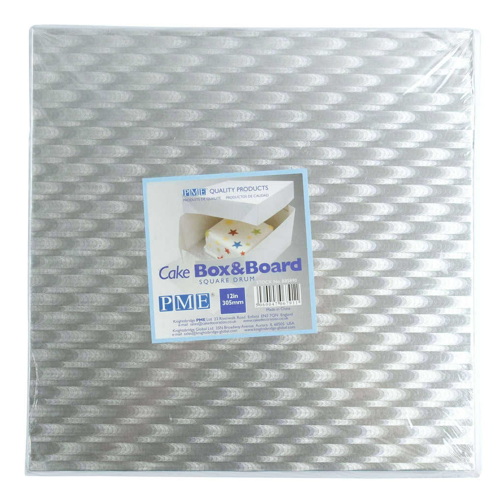 Quadratische Kuchenunterlage & Box (305mm / 12")
