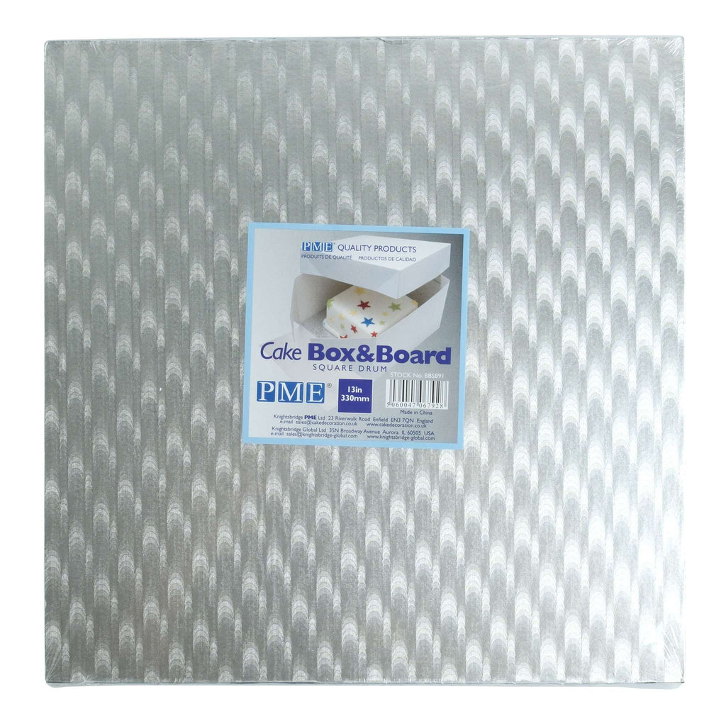 Cake Drum Cuadrado para Pastel y Caja de 33cm (13 Pulgadas)