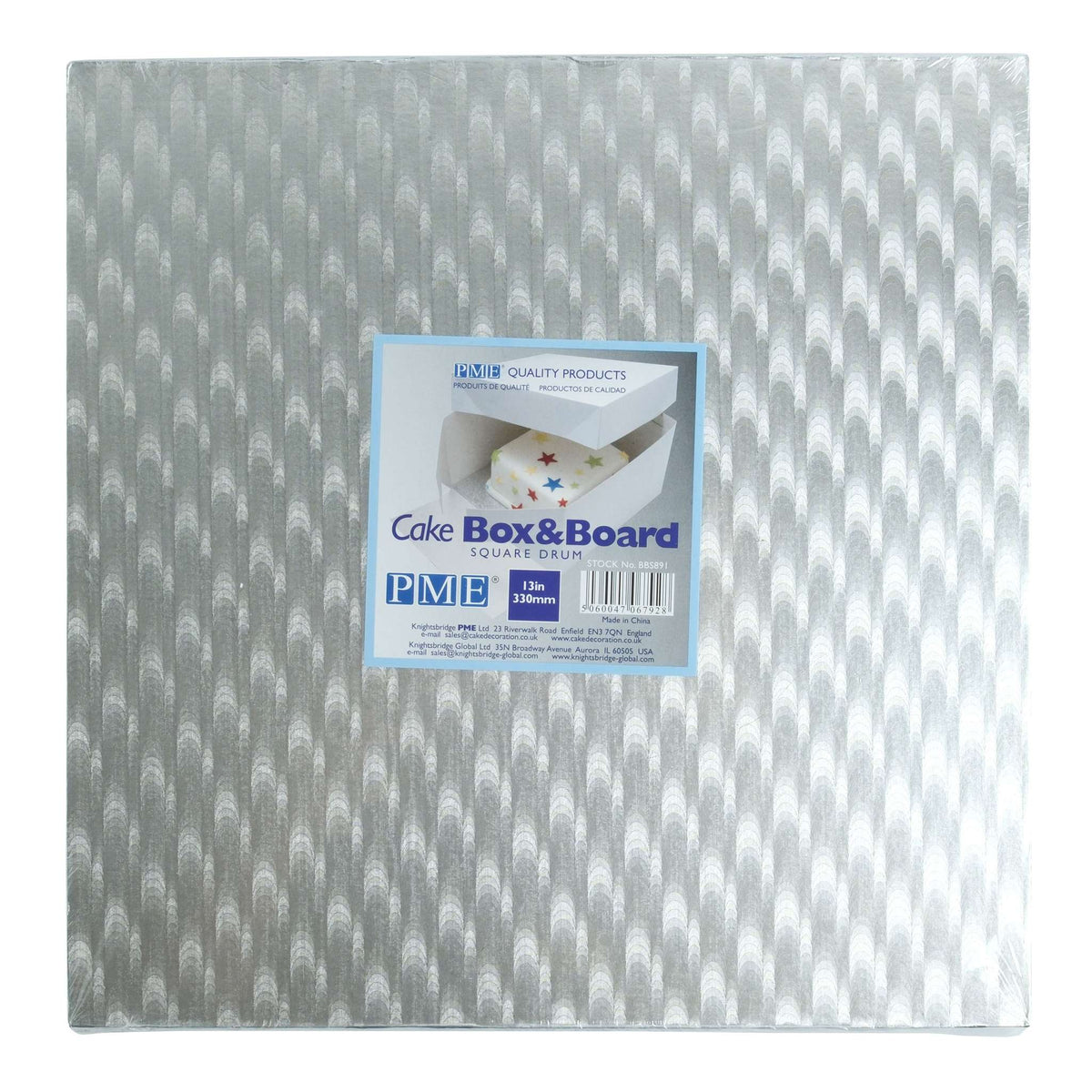 Cake Drum Cuadrado para Pastel y Caja de 33cm (13 Pulgadas)