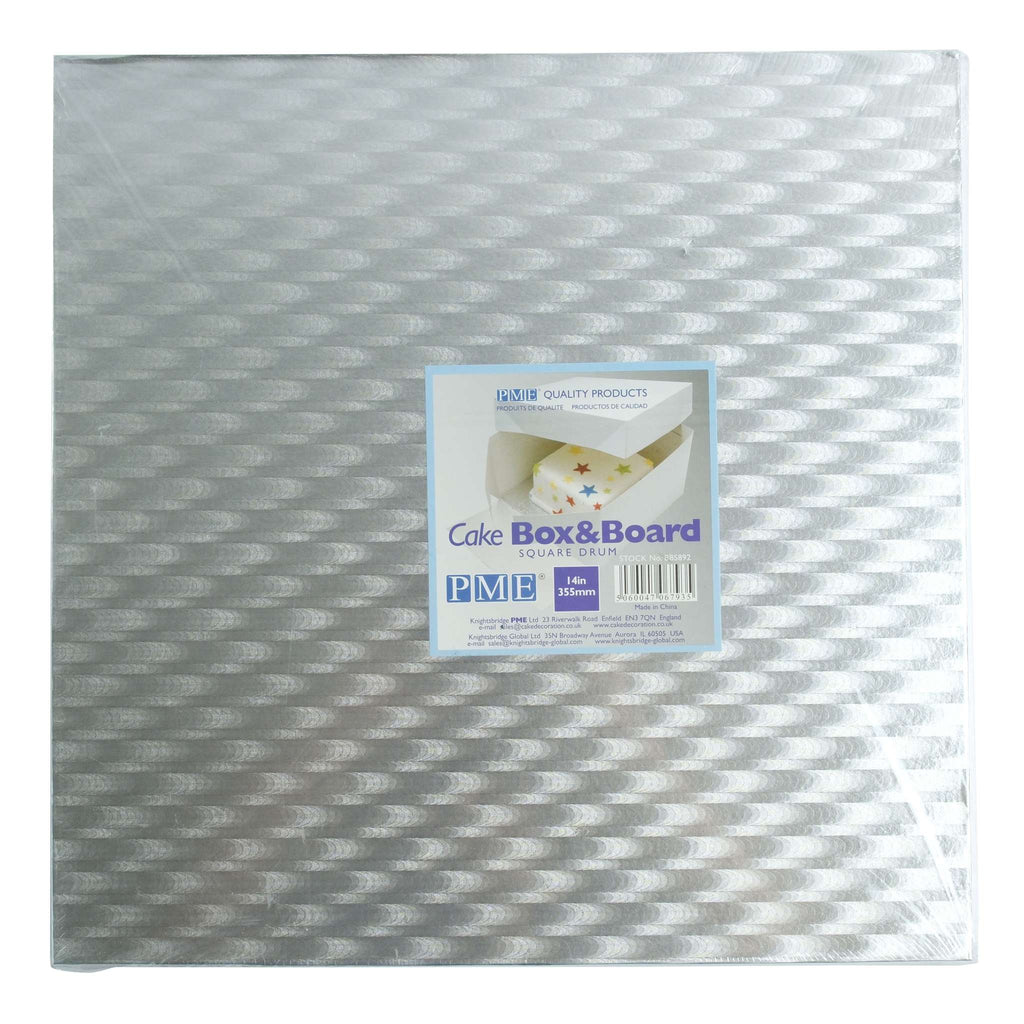 Cake Drum Cuadrado para Pastel y Caja de 35cm (14 Pulgadas)